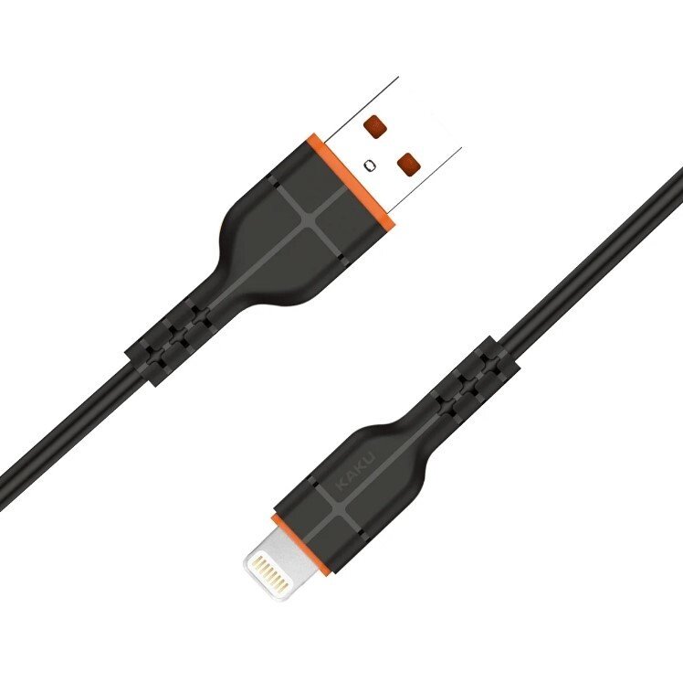 USB кабель Kaku KSC-299 USB - Lightning 1m - Black від компанії Інтернет-магазин "FotoUSB" - фото 1