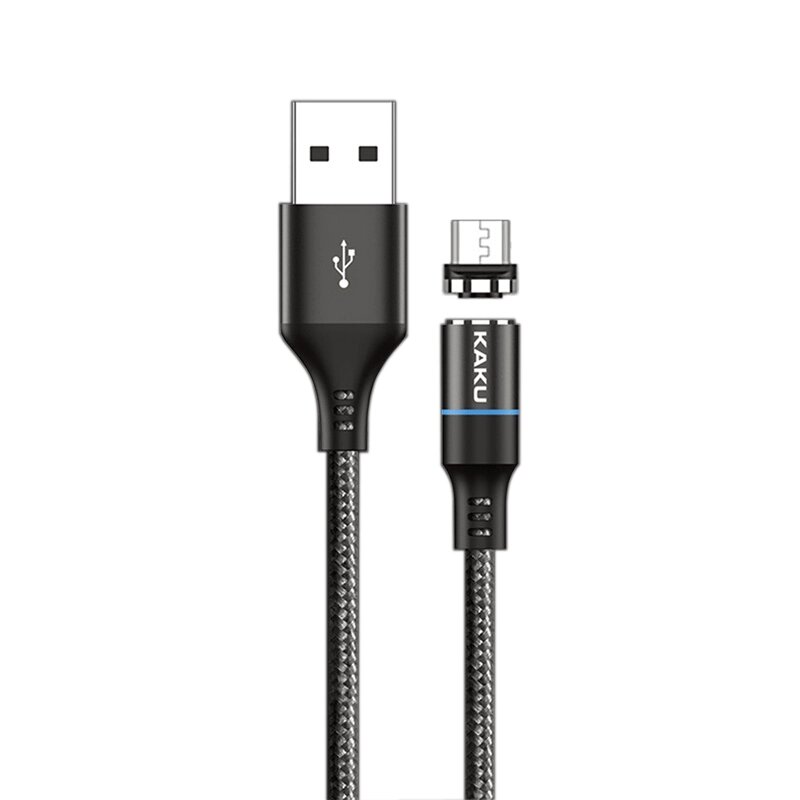 USB магнітний кабель Kaku KSC-194 USB - Micro USB 1m - Black від компанії Інтернет-магазин "FotoUSB" - фото 1