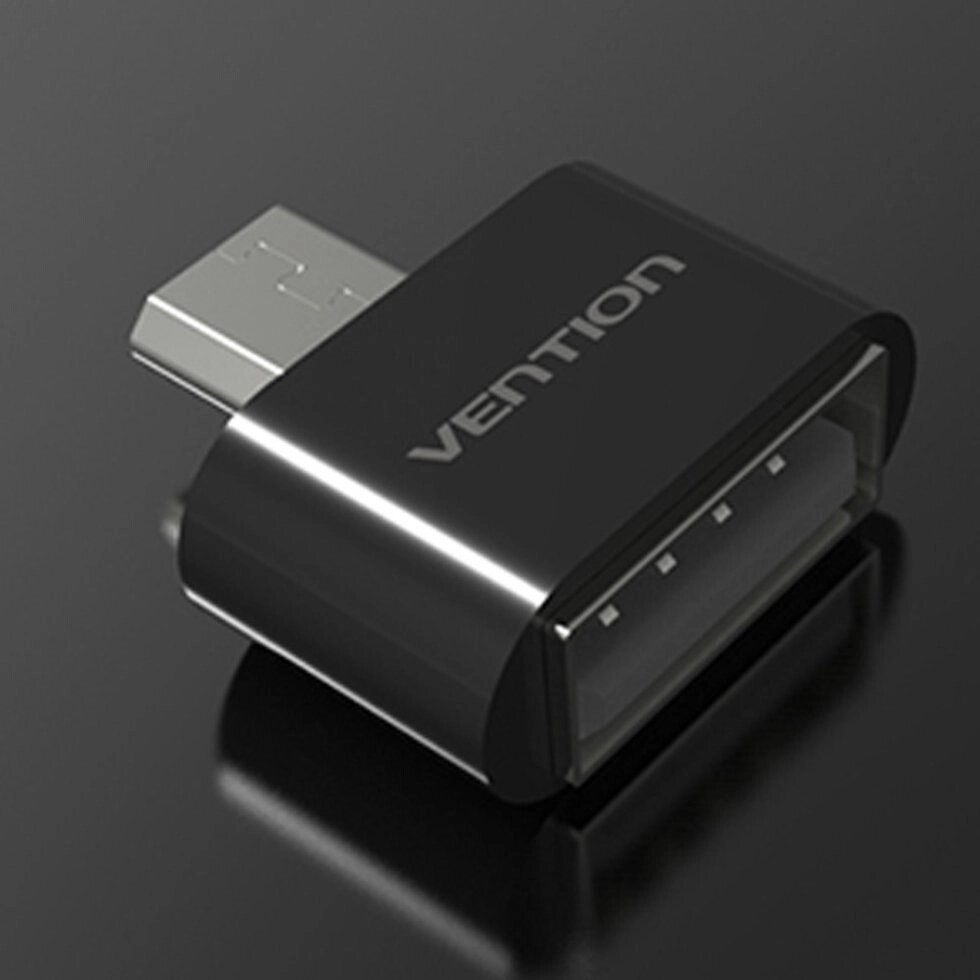 USB-micro / USB-OTG адаптер перехідник Vention VAS-A07 від компанії Інтернет-магазин "FotoUSB" - фото 1