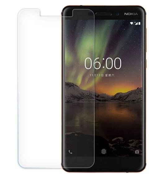 Загартоване захисне скло для Nokia 6 (2018) від компанії Інтернет-магазин "FotoUSB" - фото 1