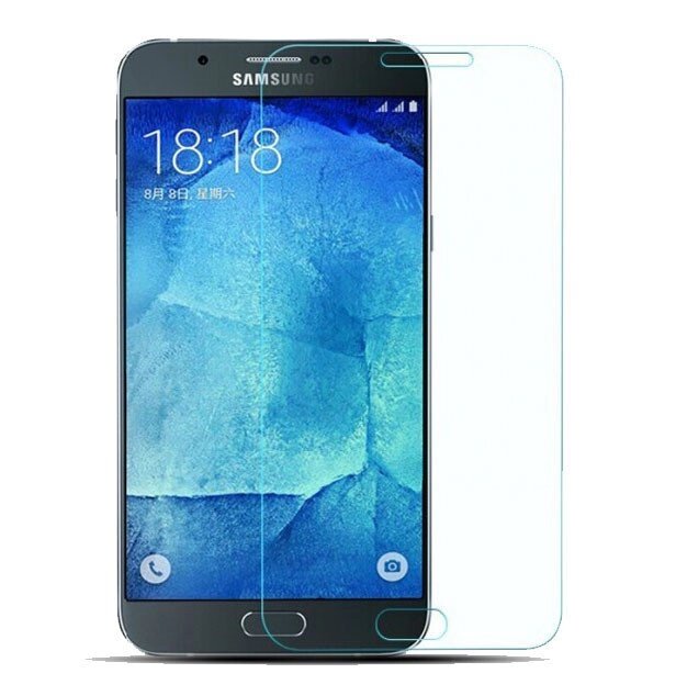 Загартоване захисне скло для Samsung Galaxy A8 (A800) від компанії Інтернет-магазин "FotoUSB" - фото 1