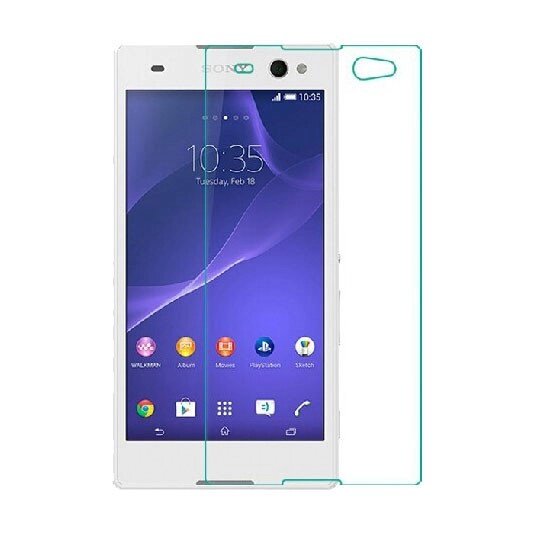 Загартоване захисне скло для Sony Xperia C3 (D2533, D2502, S55t, S55u) від компанії Інтернет-магазин "FotoUSB" - фото 1