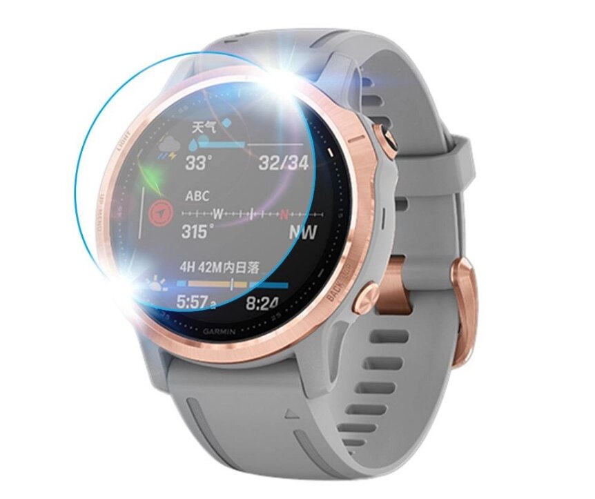 Захисне скло для годинників Garmin Fenix 6S / 6S Pro від компанії Інтернет-магазин "FotoUSB" - фото 1