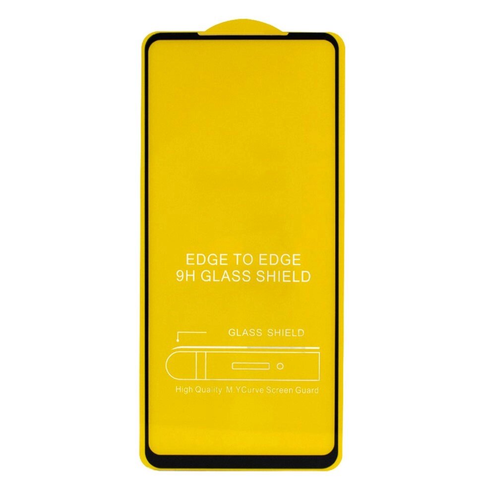 Захисне скло Full Glue для смартфона Samsung Galaxy A 21 2020 (SM-A215) - Black від компанії Інтернет-магазин "FotoUSB" - фото 1