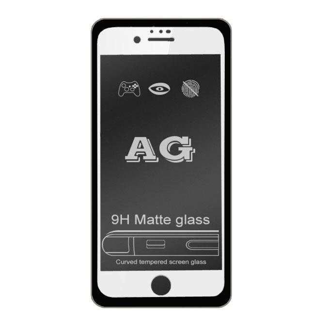 Захисне скло Full Glue Matte для Apple iPhone 6 / Apple iPhone 6s - White від компанії Інтернет-магазин "FotoUSB" - фото 1