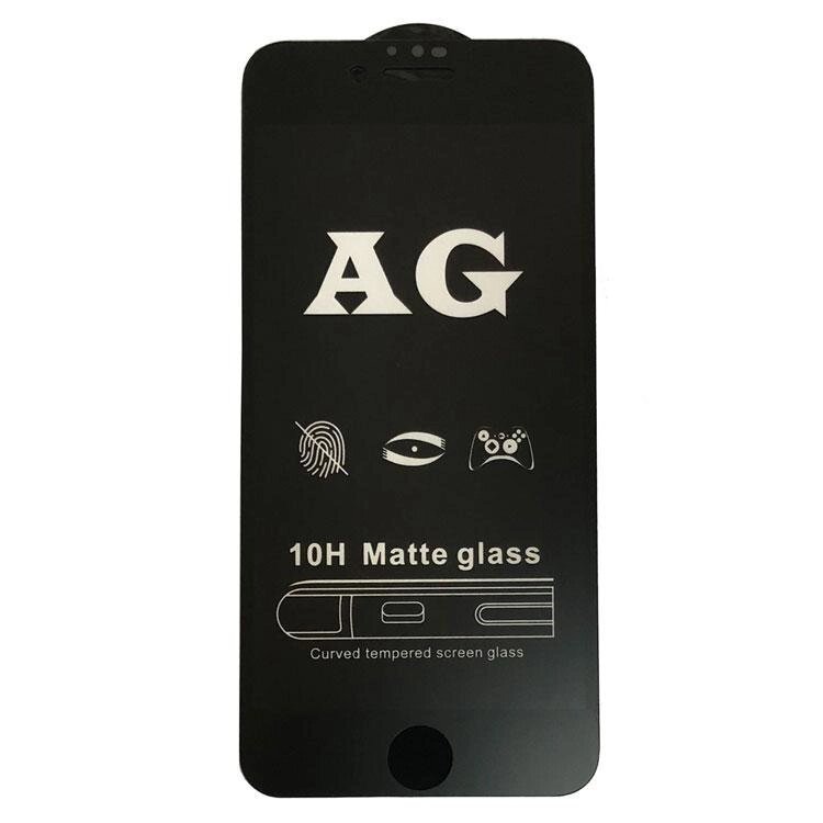 Захисне скло Full Glue Matte для Apple iPhone 7 / Apple iPhone 8 - Black від компанії Інтернет-магазин "FotoUSB" - фото 1