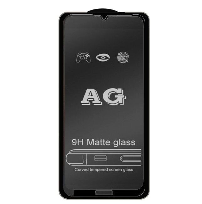 Захисне скло Full Glue Matte для телефону Huawei Y6 2019 - Black від компанії Інтернет-магазин "FotoUSB" - фото 1