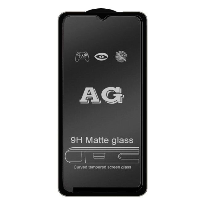 Захисне скло Full Glue Matte для телефону Samsung Galaxy A70 2019 (SM-A705) - Black від компанії Інтернет-магазин "FotoUSB" - фото 1