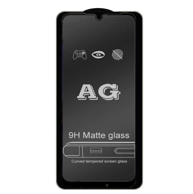Захисне скло Full Glue Matte для телефону Xiaomi Redmi Note 7 / Note 7S - Black від компанії Інтернет-магазин "FotoUSB" - фото 1