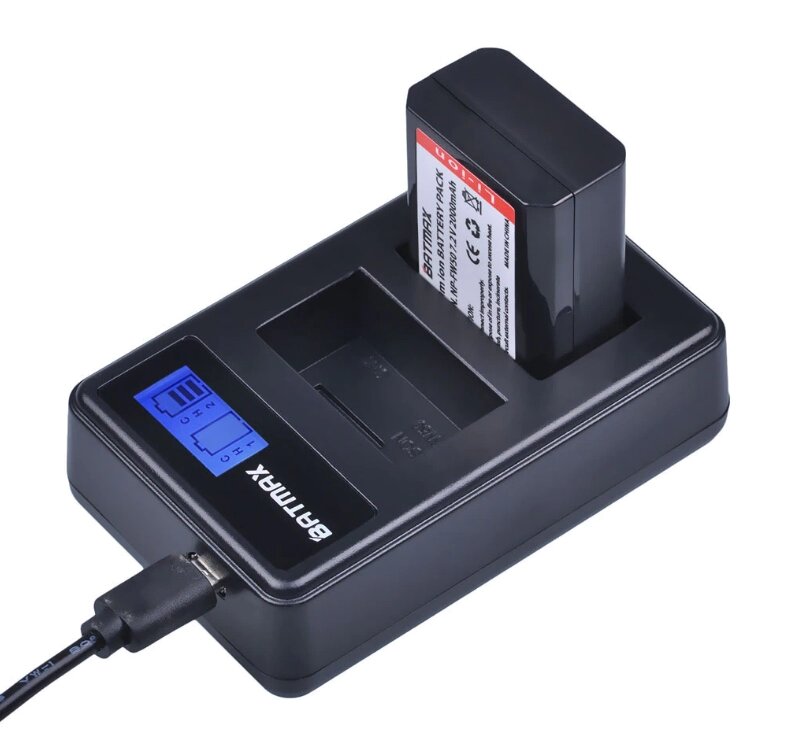 Зарядний пристрій Batmax для акумулятора Sony NP-FW50 аналог (BC-VW1) від компанії Інтернет-магазин "FotoUSB" - фото 1