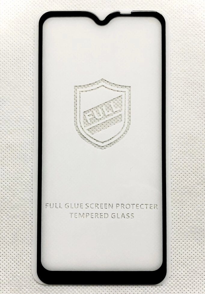 Защитное стекло Full Glue для телефона Samsung Galaxy A10S 2019 (SM-A107) - Black від компанії Інтернет-магазин "FotoUSB" - фото 1