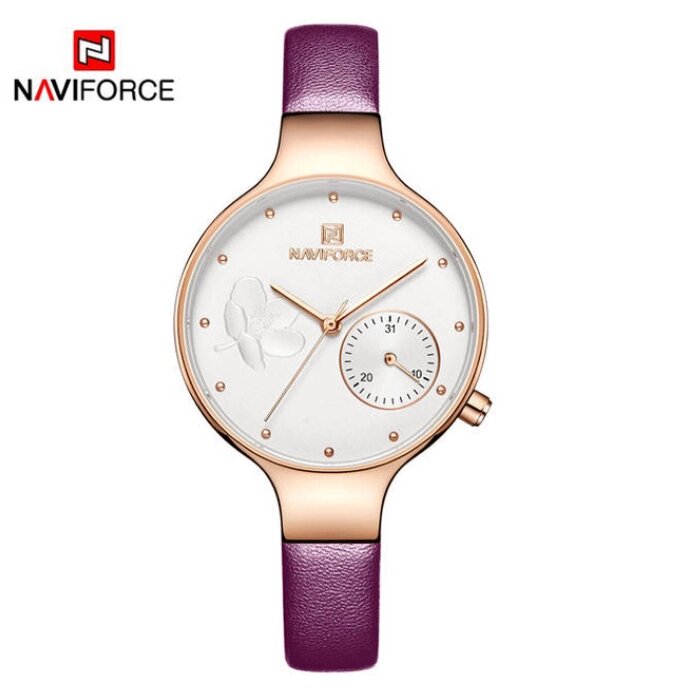 Жіночі наручні кварцові годинники Naviforce NF5001-RGWPE від компанії Інтернет-магазин "FotoUSB" - фото 1