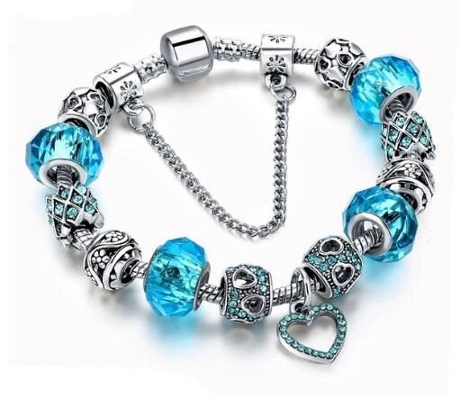 Жіночий браслет Primo Heart - Blue від компанії Інтернет-магазин "FotoUSB" - фото 1