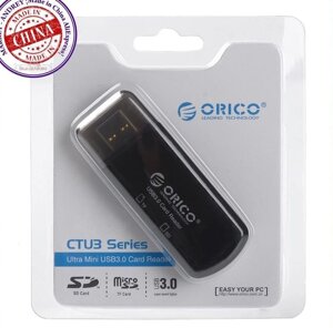 Подвійний Card Reader Підтримка SD / TF ORICO CTU33-BK міні USB3.0