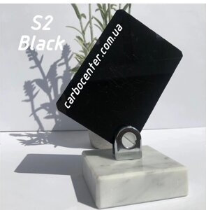 Монолітний полікарбонат 2 мм чорний ТМ OSCAR-PR SOLID розміром 1.025x1.025 м /Сербія/