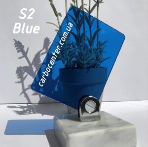 Монолітний полікарбонат 2 мм синій ТМ OSCAR-PR SOLID розміром 2.05x6.10 м /Сербія/