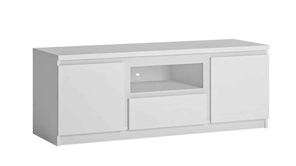 Тумба ТВ 2D1S FRIF02  коллекціі FRIBO білий від компанії Салон меблів Flash - фото 1