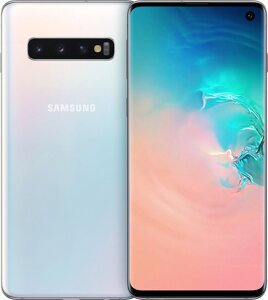 Смартфон Samsung Galaxy S10 8/128 GB DUOS (Prism Black/Blue/White/Green/Orange) SM-G973FD Білий