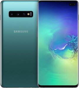 Смартфон Samsung Galaxy S10+ Plus 128GB Duos (Black/White/Green/Blue) SM-G975FD Зелений