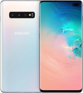 Смартфон Samsung Galaxy S10 Plus 8/128GB (Black/White/Green/Blue) SM-G975U Qualcomm Snapdragon 855 Білий