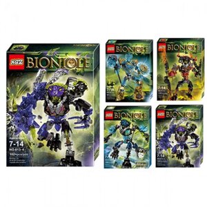 Конструктор KSZ 613 Bionicle Біонікл Чотири види