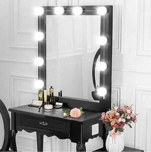 LED лампочки для підсвічування гримерного дзеркала VANITY MIRROR LIGHTS на липучках Освітлення для макіяжу з