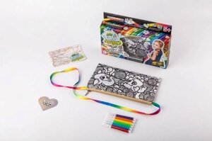 Набір для творчості "My Color Clutch", клатч-пенал розмальовка, фломастери, укр.) 22*15*3см (18шт)