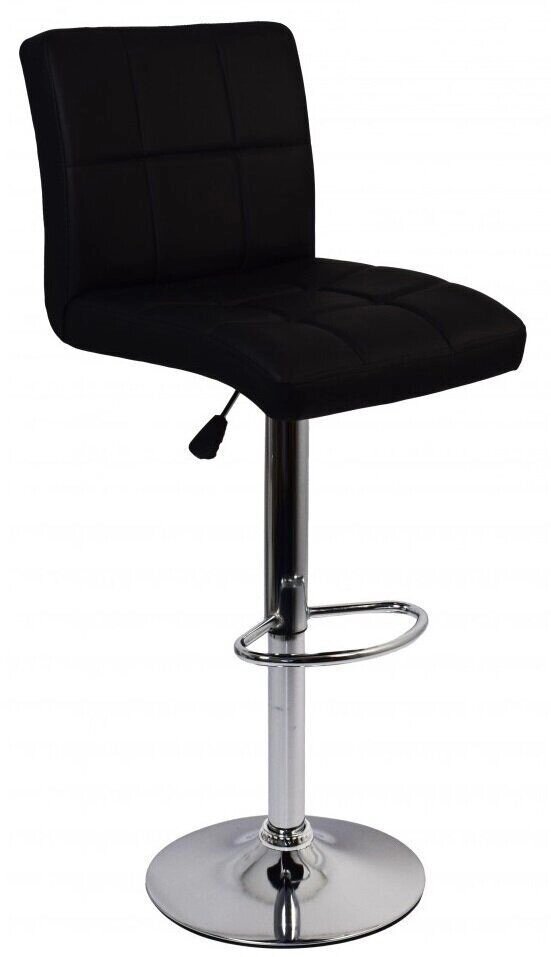 Барний стілець із екошкіри Bonro BN-0106. Колір чорний від компанії Інтернет-магазин "мегасфера" - фото 1