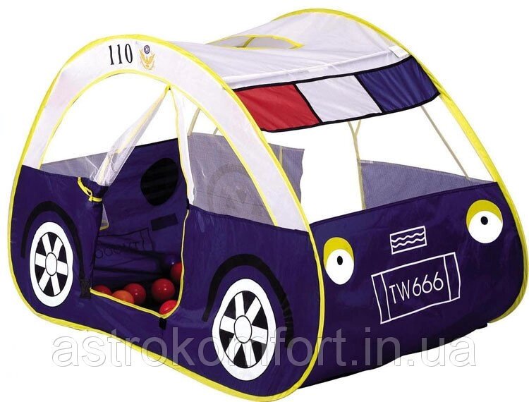 Дитяча ігрова палатка Поліцейська машина 5008А від компанії Інтернет-магазин "мегасфера" - фото 1