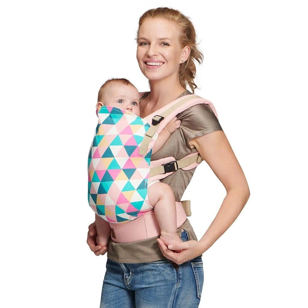 Дитяча рюкзак-переноска для батьків Kinderkraft Nino Pink (KKNNINOPINK000) від компанії Інтернет-магазин "мегасфера" - фото 1