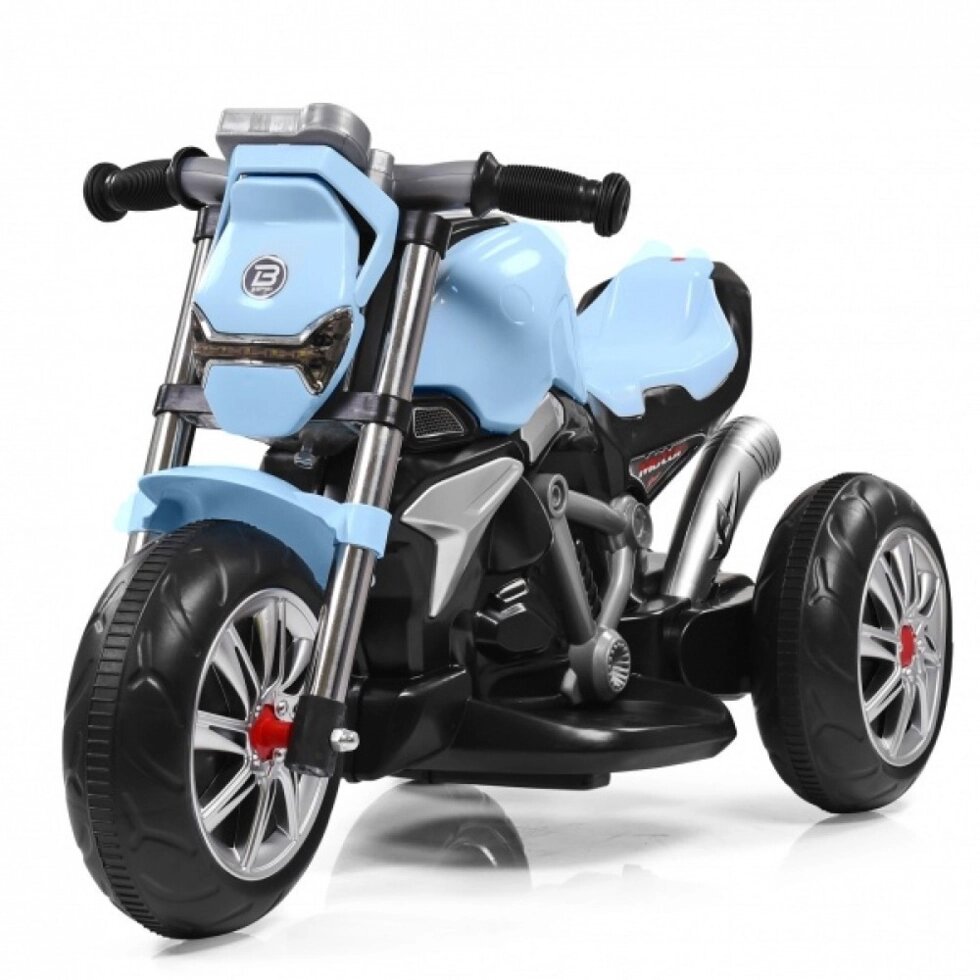Дитячий електромотоцикл SPOKO M-3196 блакитний від компанії Інтернет-магазин "мегасфера" - фото 1