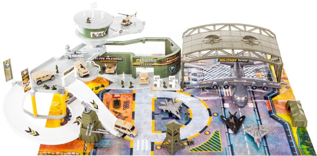 Дитячий ігровий набір Велика військова база від компанії Інтернет-магазин "мегасфера" - фото 1