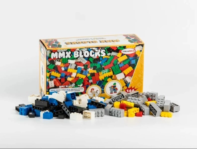 Дитячий конструктор MMX BLOCKS 144 деталей в коробці Micromax від компанії Інтернет-магазин "мегасфера" - фото 1