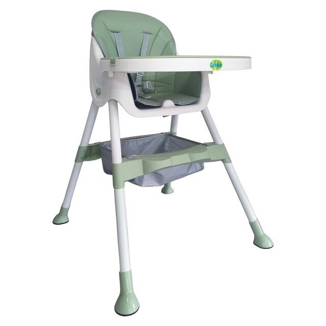 Дитячий стільчик для годування SPOKO SP-06 зелений від компанії Інтернет-магазин "мегасфера" - фото 1