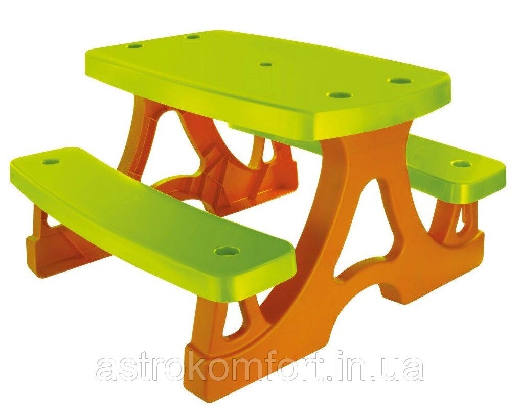 Дитячий столик з лавочками Mochtoys від компанії Інтернет-магазин "мегасфера" - фото 1