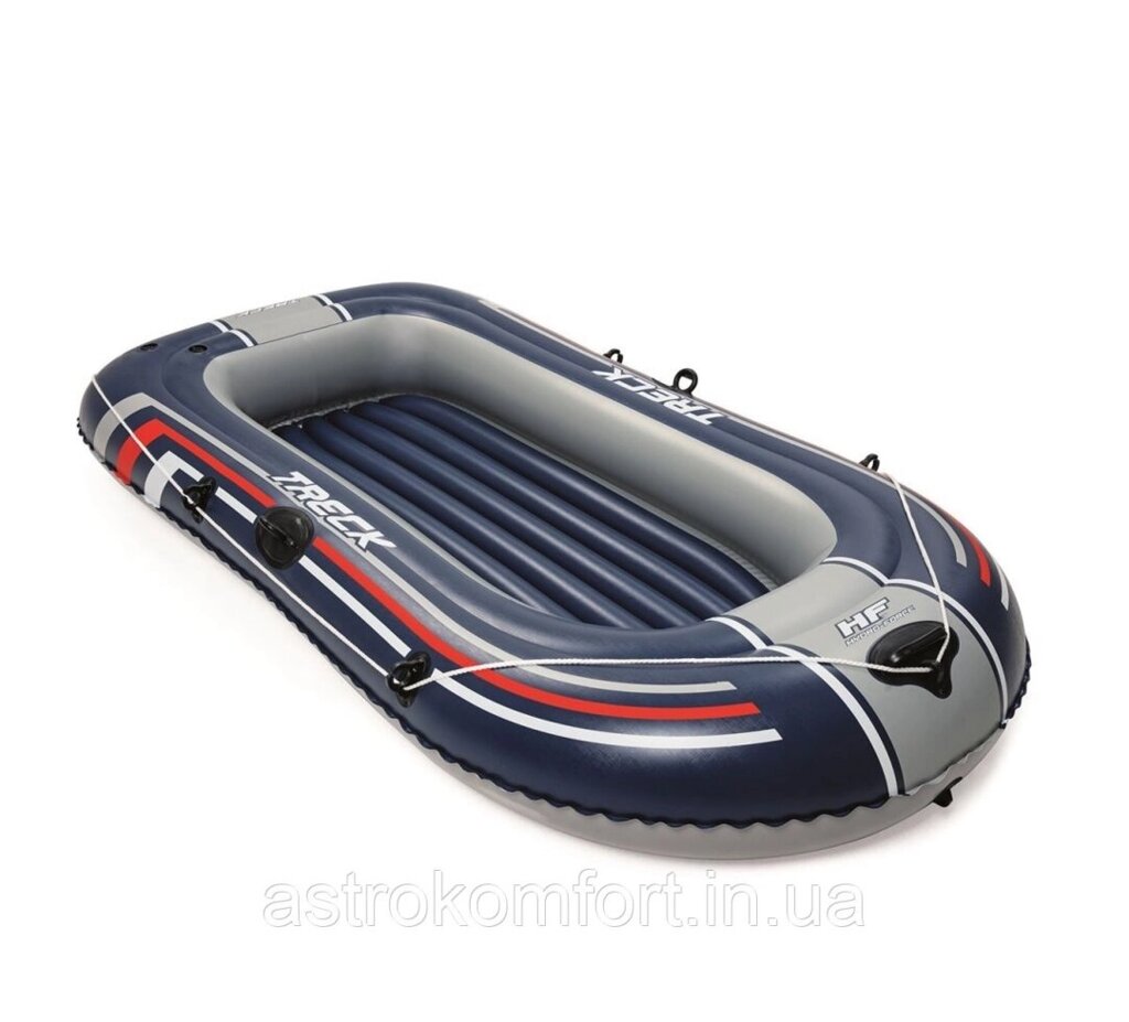 Двомісна надувний човен Bestway 61064 Hydro-Force Raft, синя, 228х121х36 см від компанії Інтернет-магазин "мегасфера" - фото 1