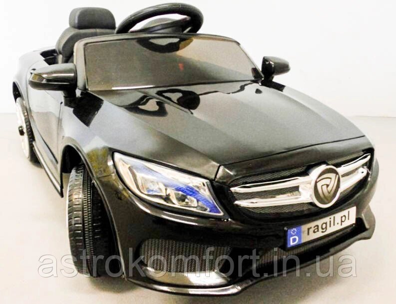 Електромобіль Cabrio В4. Колір чорний від компанії Інтернет-магазин "мегасфера" - фото 1