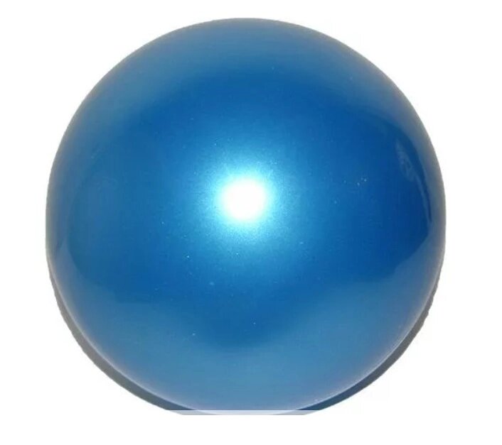 Гладкий м'яч для художньої гімнастики діаметр 15 см. Колір синій матовий від компанії Інтернет-магазин "мегасфера" - фото 1