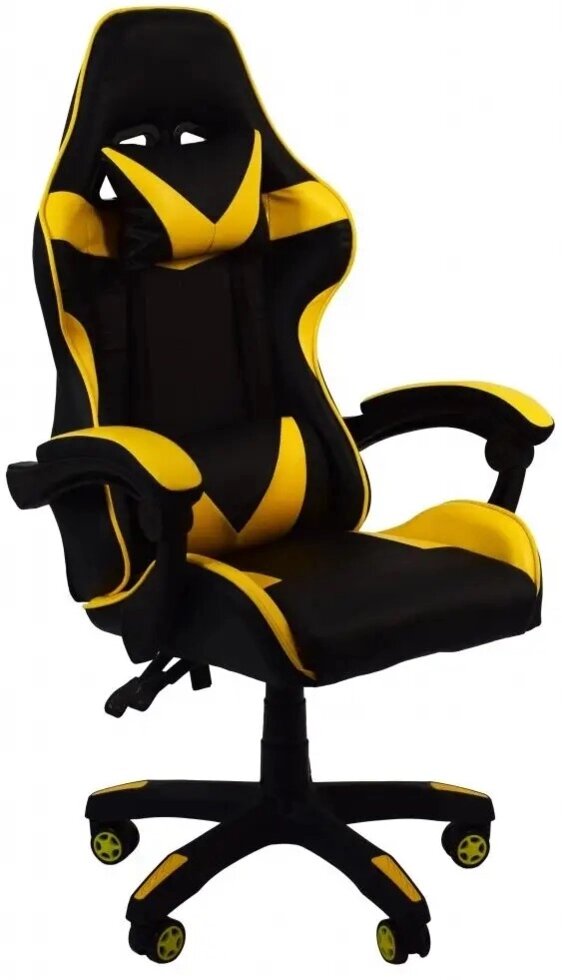 Ігрове геймерське крісло Bonro B-810 жовте від компанії Інтернет-магазин "мегасфера" - фото 1