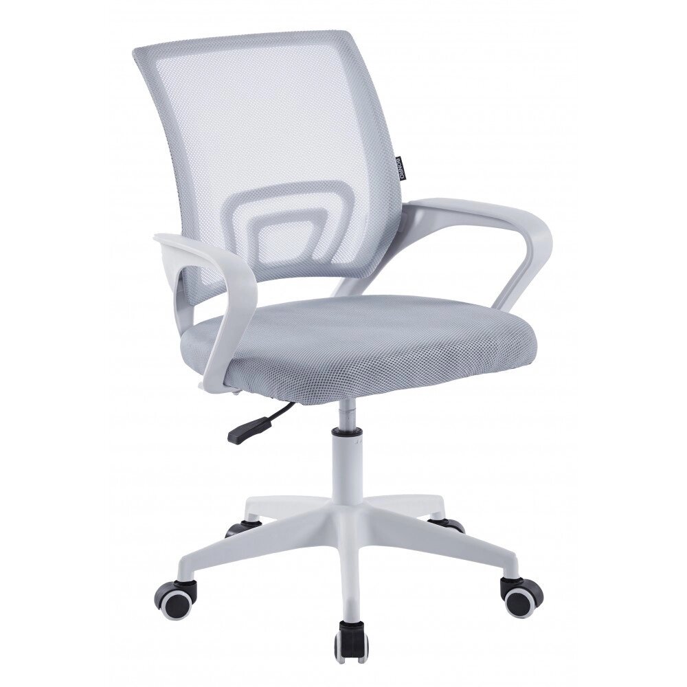 Комп'ютерне крісло для дому та офісу Bonro BN-619 сіре з білим від компанії Інтернет-магазин "мегасфера" - фото 1