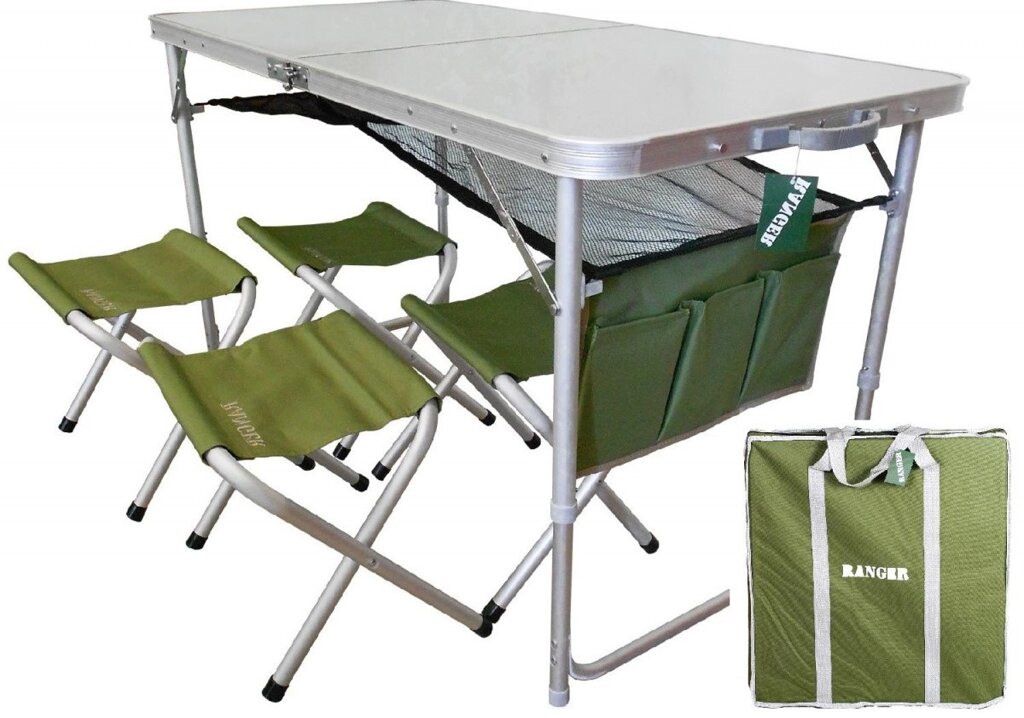 Комплект туристичної складних меблів Ranger стіл стільчики з чохлом TA 21407 + FS21124 від компанії Інтернет-магазин "мегасфера" - фото 1