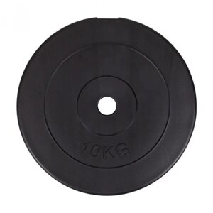 Композитні диски (млинці) для штанги в пластиковій оболочці, 2 штуки по 10 кг діаметром 30 мм