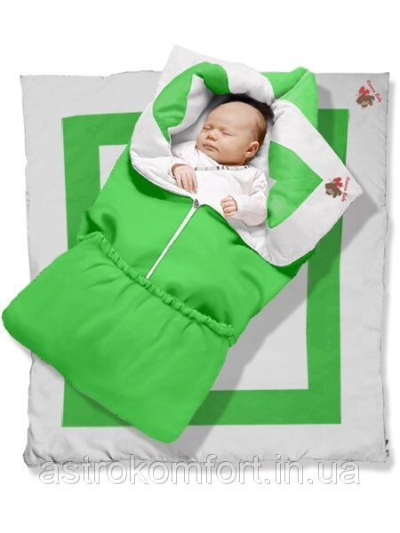 Ковдра трансформер "Lime Green" Premium. Ontario Baby. від компанії Інтернет-магазин "мегасфера" - фото 1