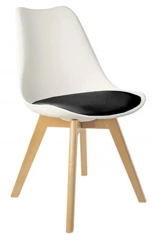 Крісло Bonro B-487. Колір білий з чорним сидінням. від компанії Інтернет-магазин "мегасфера" - фото 1
