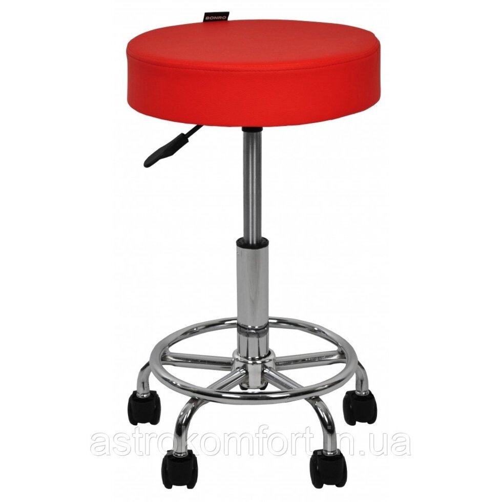 Крісло хокер Bonro B-830. Колір червоний від компанії Інтернет-магазин "мегасфера" - фото 1