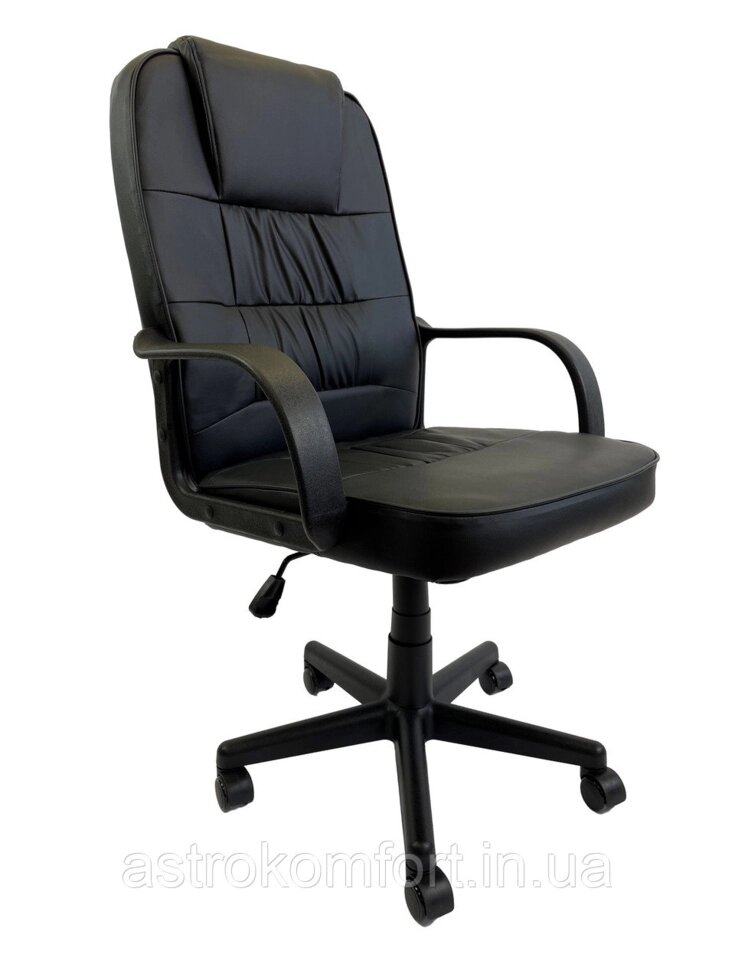 Крісло комп'ютерне офісне чорне C1513 NORD від компанії Інтернет-магазин "мегасфера" - фото 1