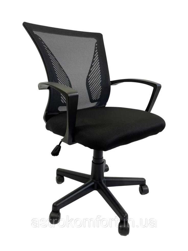 Крісло офісне комп'ютерне Star C487 чорний від компанії Інтернет-магазин "мегасфера" - фото 1
