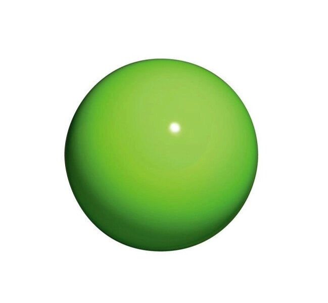 М'яч для художньої гімнастики діаметр 19см. колір зелений, матовий від компанії Інтернет-магазин "мегасфера" - фото 1