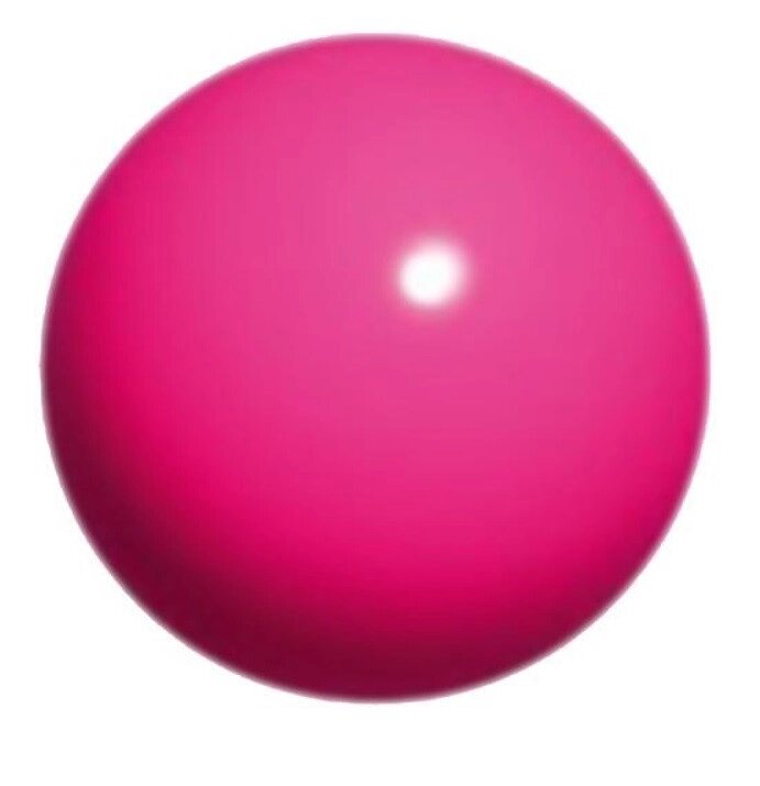 М'яч для художньої гімнастики матовий діаметр 15 см. колір рожевий гладкий глянсовий від компанії Інтернет-магазин "мегасфера" - фото 1