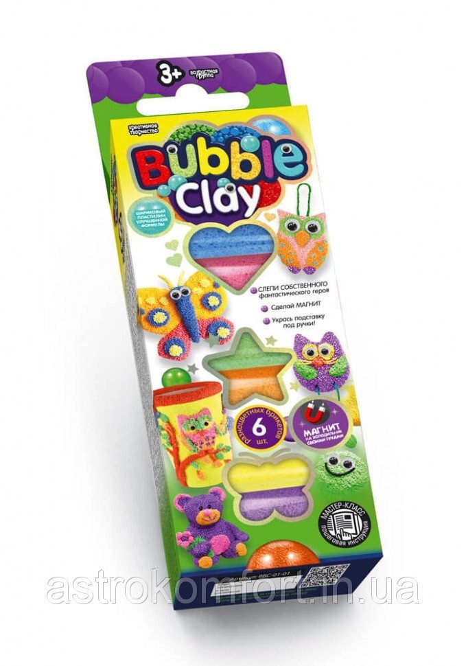 Набір креативного творчості 7995DT "Bubble Clay" від компанії Інтернет-магазин "мегасфера" - фото 1